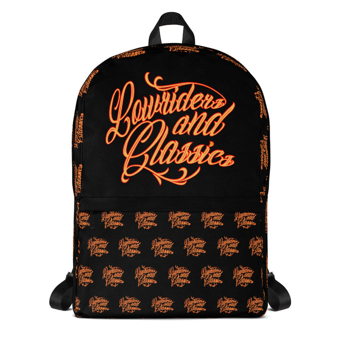 Lowriders and Classics Logo Backpack in Black