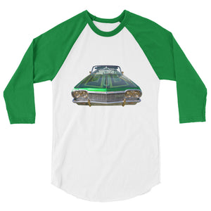 1964 Chevy Impala - 3/4 Raglan Baseball Shirt