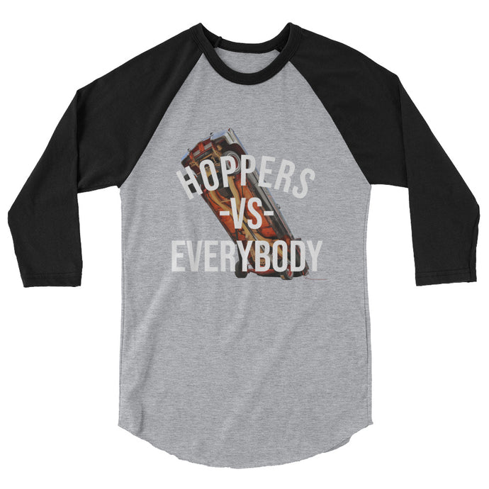 Hoppers VS Everybody - Raglan Baseball Shirt