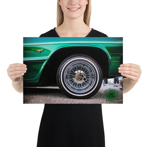 1964 Chevy Impala Wire Wheel Print - Together LA CC